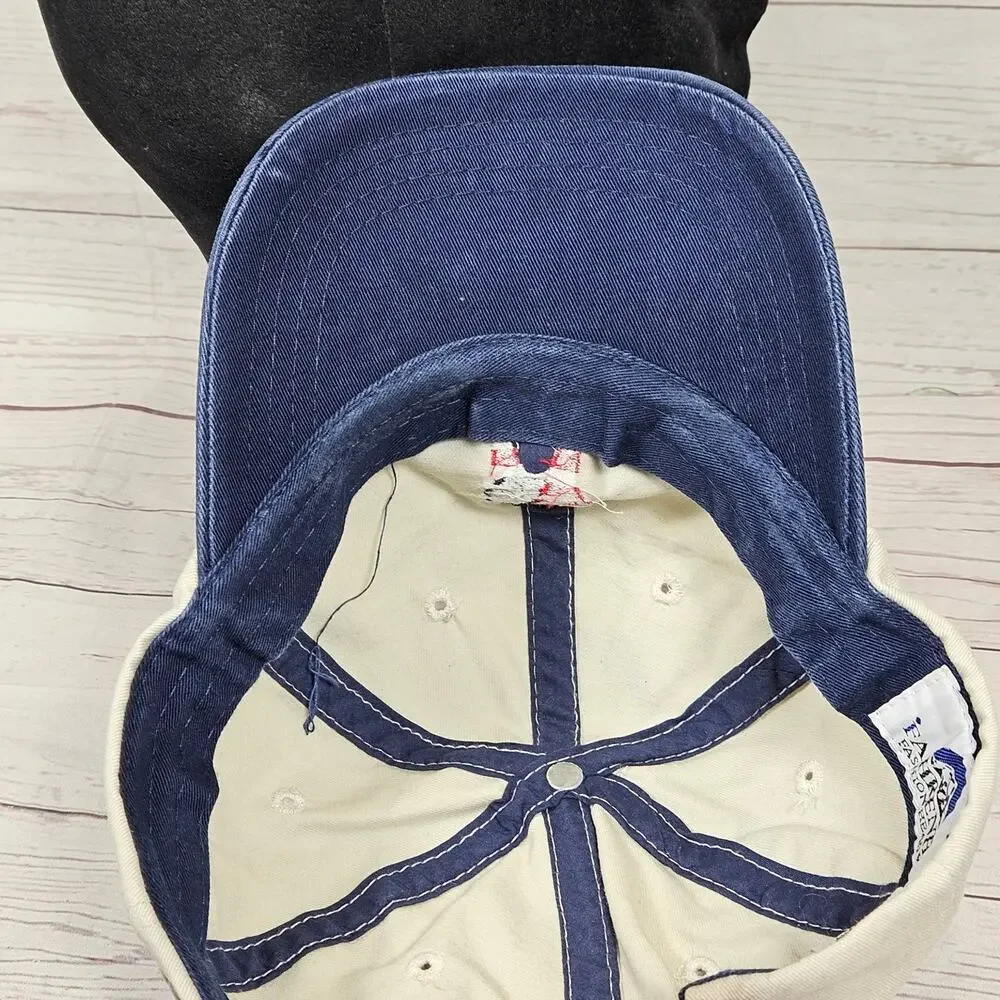Fahrenheit Hat Adjustable Men's Cream Navy American Flag Tooth WSDA Grassroots